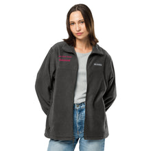 Load image into Gallery viewer, Bad Idea Fairy Garage text Unisex Columbia fleece jacket