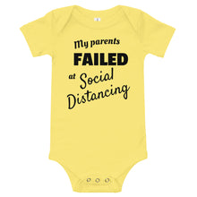 Load image into Gallery viewer, Social Distancing FAIL onesie