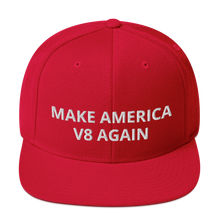 Load image into Gallery viewer, Make America V8 Again snapback hat
