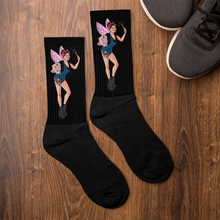 Load image into Gallery viewer, Bad Idea Fairy Garage socks
